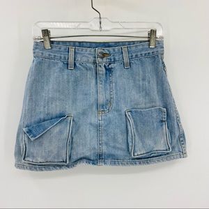 Carmar Lightwash Denim Skirt 27